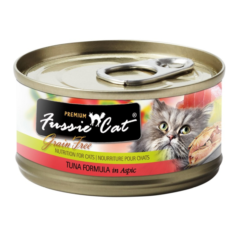 Fussie Cat Premium Grain Free Tuna in Aspic Canned Cat Food