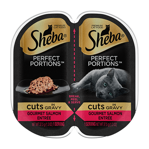 Sheba Perfect Portions Cuts in Gravy Gourmet Salmon Entree Wet Cat Food