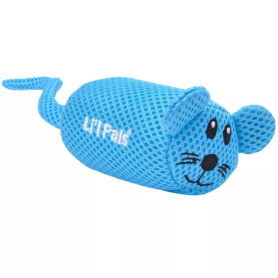 Li'l Pals Mesh Mouse Dog Toy