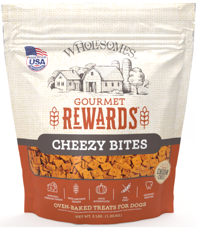 SPORTMiX Wholesomes Gourmet Cheezy Bites with Real Cheddar Cheese Dog Treats