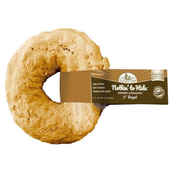 Fieldcrest Nothin’ to Hide Peanut Butter Bagel Dog Chew