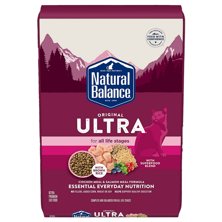 Natural Balance® Original Ultra® Chicken Meal & Salmon Meal Recipe Dry Cat Food