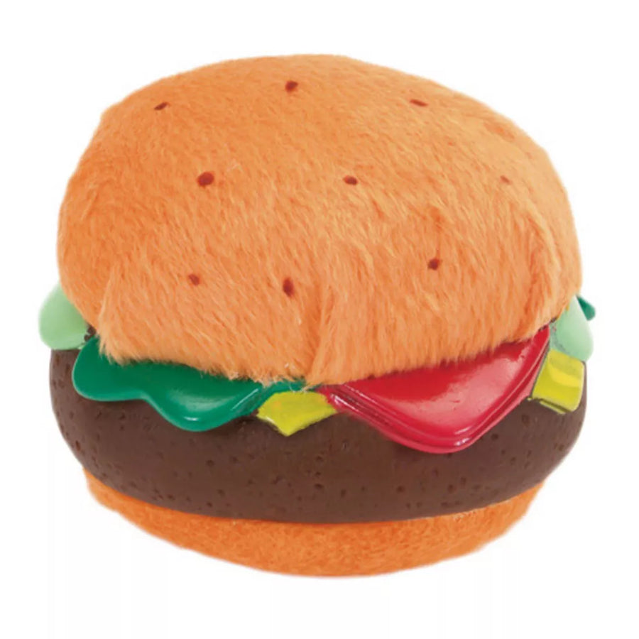 Li'l Pals Plush Hamburger Dog Toy