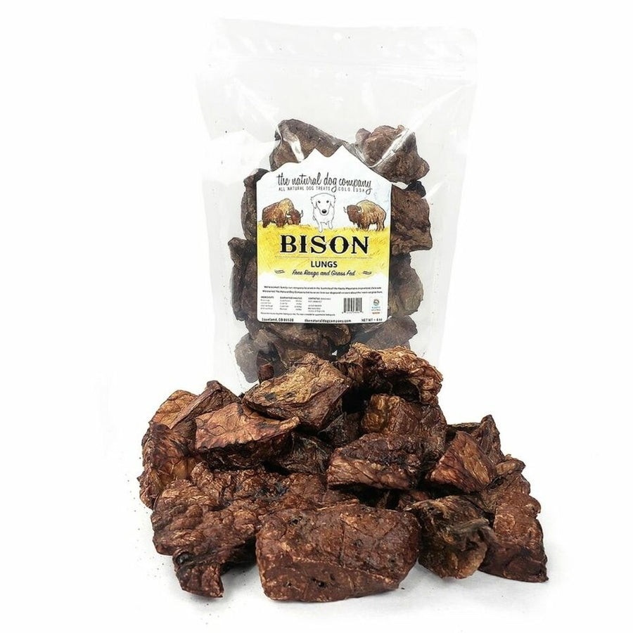 Tuesday's Natural Dog Company Bison Lung Dog Treat