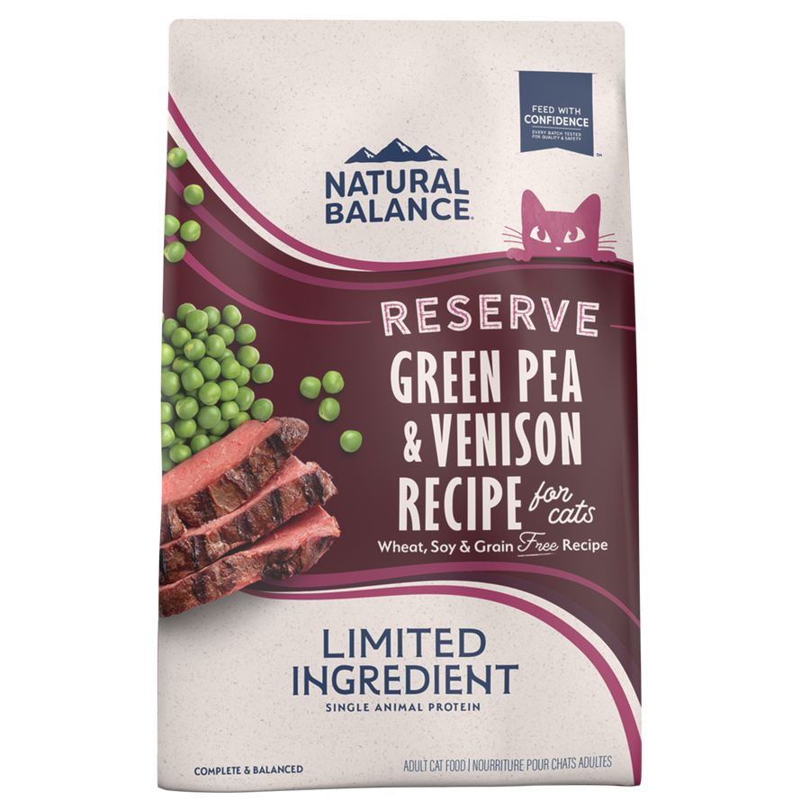 Natural Balance® Limited Ingredient Reserve Grain Free Green Pea & Venison Recipe Dry Cat Food