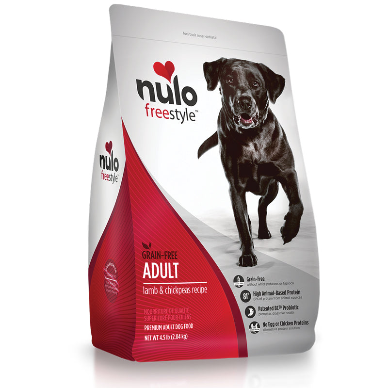 Nulo FreeStyle Grain Free Lamb and Chickpeas Recipe Dry Dog Food