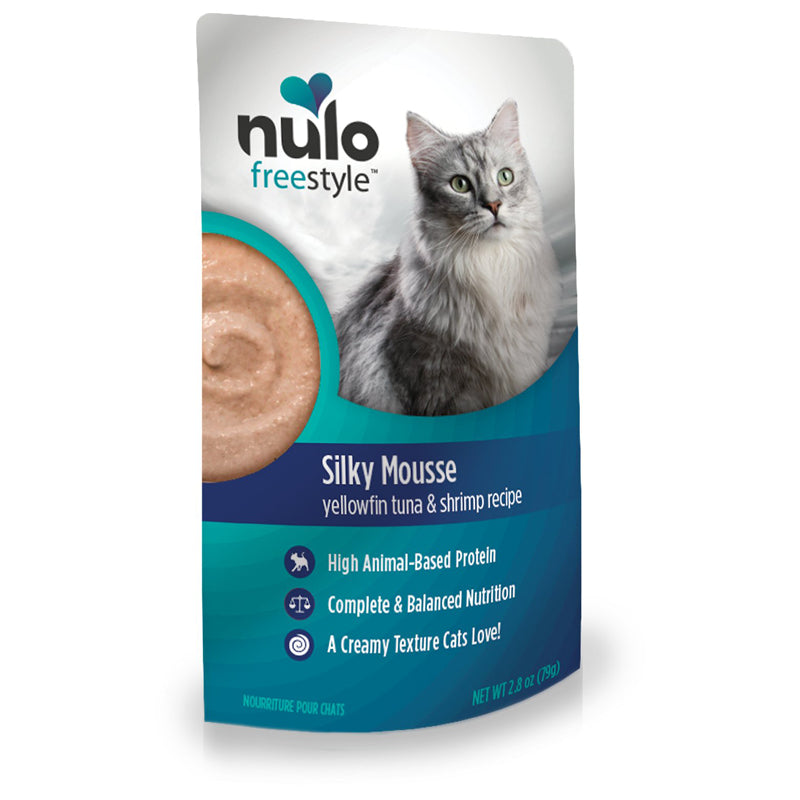 Nulo Freestyle Silky Mousse Tuna & Shrimp Recipe Grain-Free Wet Cat Food