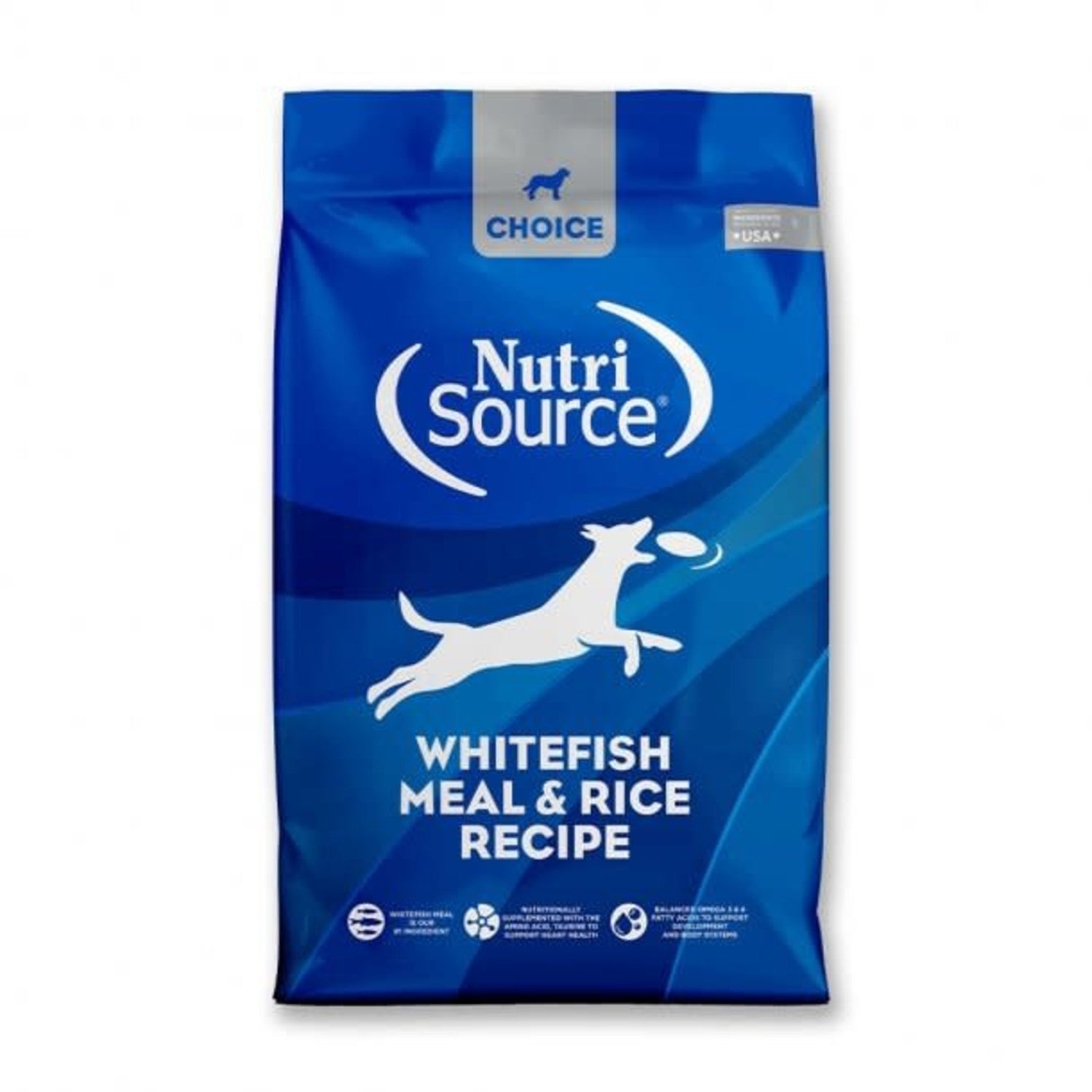 Nutrisource Choice Whitefish Meal and Rice Food for Dogs