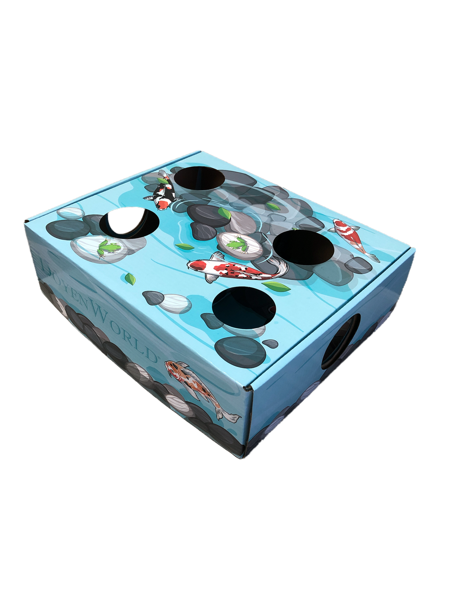 Doyen World Sushi Koi Pond Puzzle Box Cat Toy