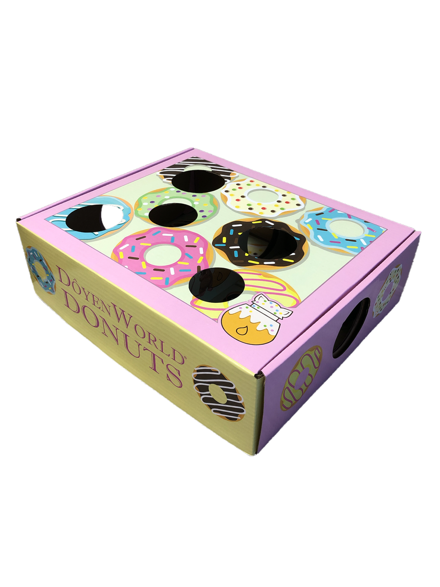 Doyen World Donut Puzzle Box Cat Toy