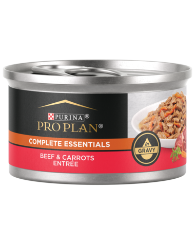 Purina Pro Plan Savor Adult Beef Entree in Gravy with Carrots Canned Cat Food