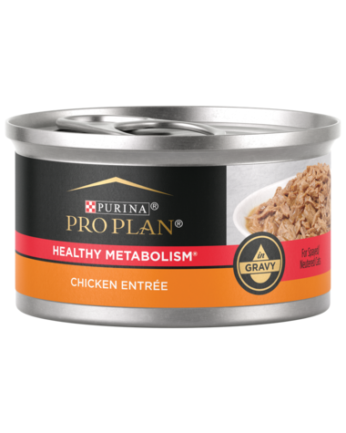 Purina Pro Plan Focus Adult Healthy Metabolism Formula Chicken Entree in Gravy Canned Cat Food