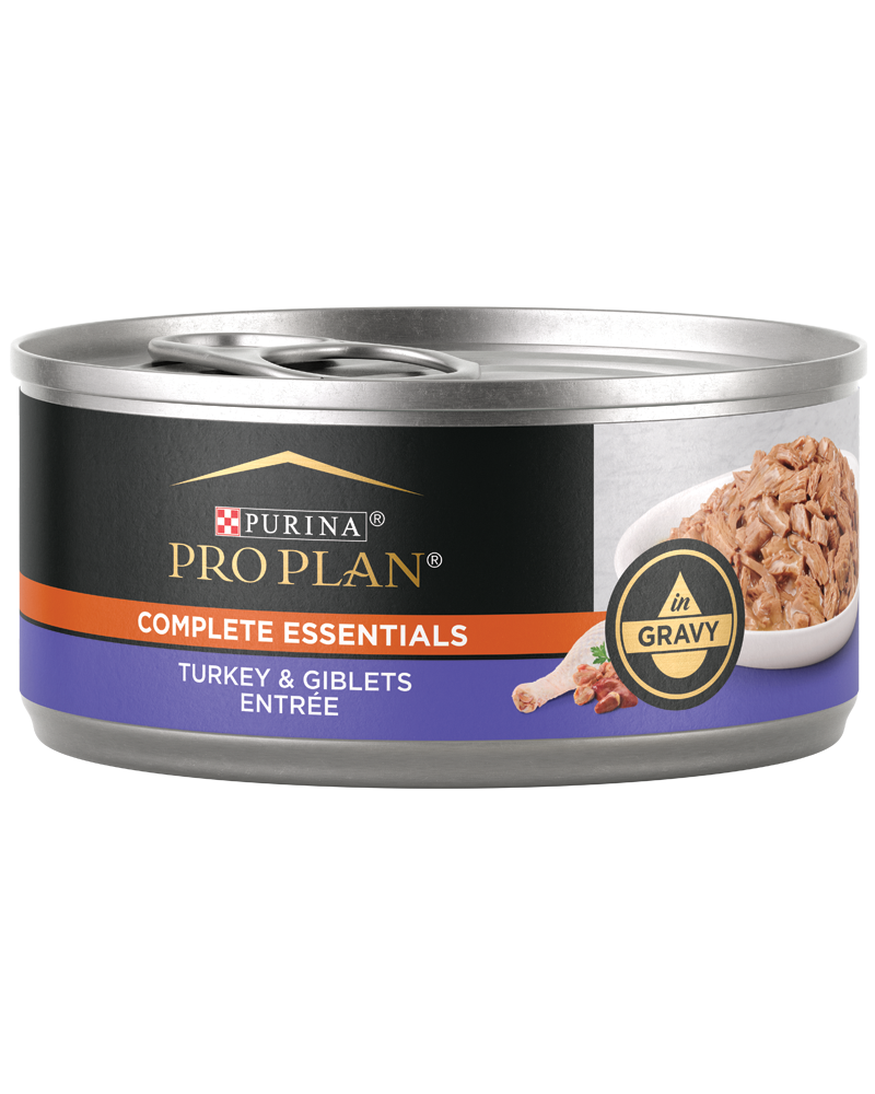 Purina Pro Plan Complete Essentials Turkey & Giblets Entree Canned Cat Food