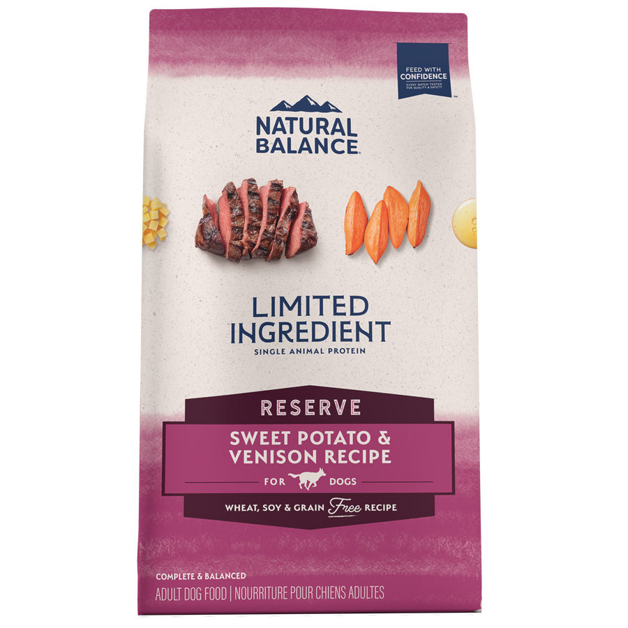 Natural Balance® Limited Ingredient Reserve Grain Free Sweet Potato & Venison Recipe Dry Dog Food