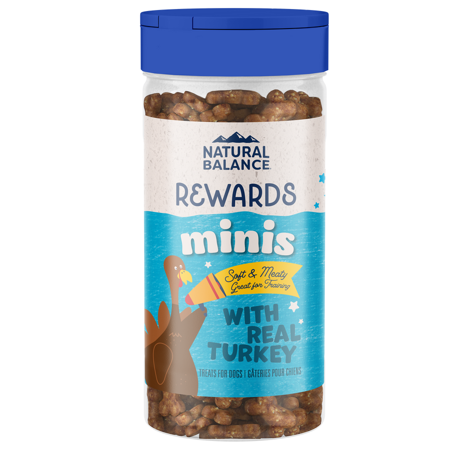 Natural Balance Rewards Minis With Real Turkey Dog Treat