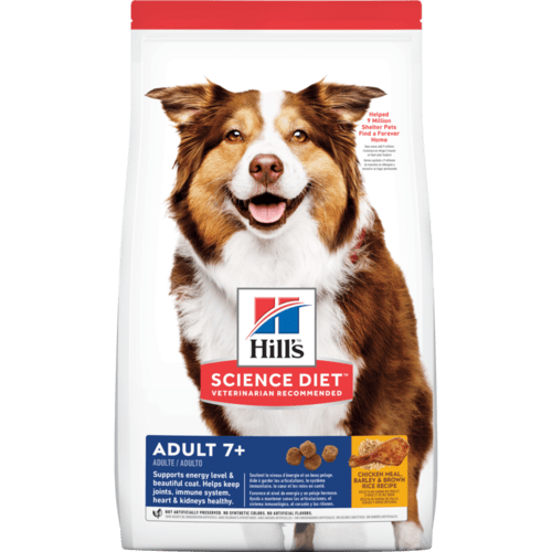 Hill's Science Diet Senior 7+ Chicken Meal, Barley & Brown Rice Recipe Dry Dog Food