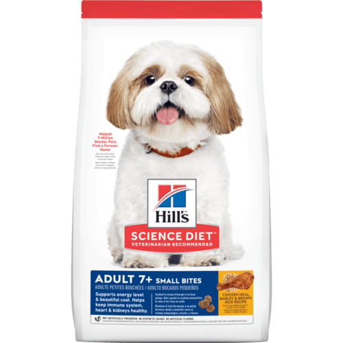 Hill's Science Diet Senior 7+ Small Bites Chicken Meal, Barley & Brown Rice Recipe Dry Dog Food