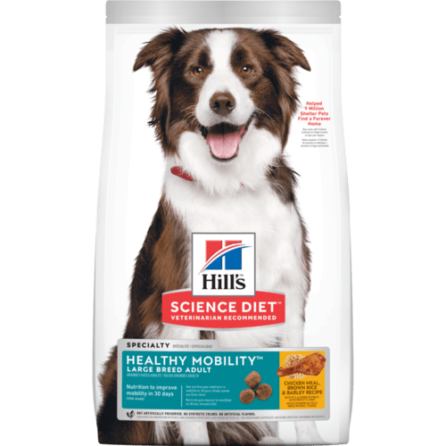 Hill's Science Diet Adult Healthy Mobility Large Breed Chicken Meal, Brown Rice & Barley Recipe Dry Dog Food