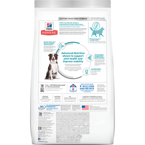 Hill's Science Diet Adult Healthy Mobility Large Breed Chicken Meal, Brown Rice & Barley Recipe Dry Dog Food