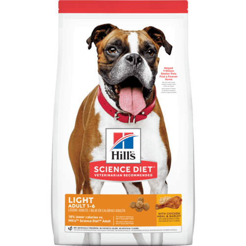 Hill's Science Diet Adult Light with Chicken Meal & Barley Dry Dog Food