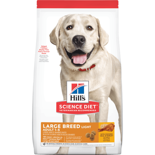 Hill's Science Diet Adult Light Large Breed with Chicken Meal & Barley Dry Dog Food