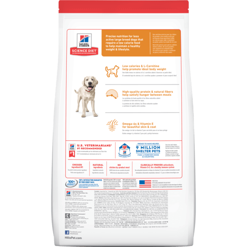 Hill's Science Diet Adult Light Large Breed with Chicken Meal & Barley Dry Dog Food