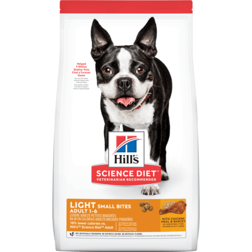 Hill's Science Diet Adult Light Small Bites with Chicken Meal & Barley Dry Dog Food