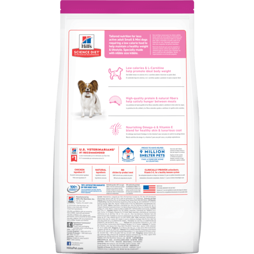 Hill's Science Diet Adult Light Small Paws with Chicken Meal & Barley Dry Dog Food