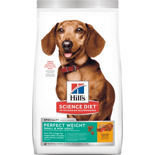 Hill's Science Diet Adult Perfect Weight Small & Mini Chicken Recipe Dry Dog Food