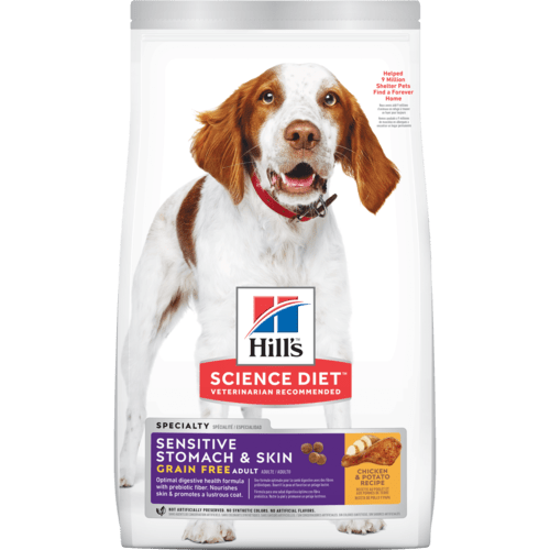 Hill's Science Diet Adult Sensitive Stomach & Skin Grain Free Chicken & Potato Recipe Dry Dog Food