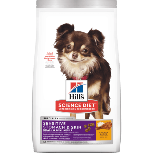 Hill's Science Diet Adult Sensitive Stomach & Skin Small & Mini Chicken Recipe Dry Dog Food