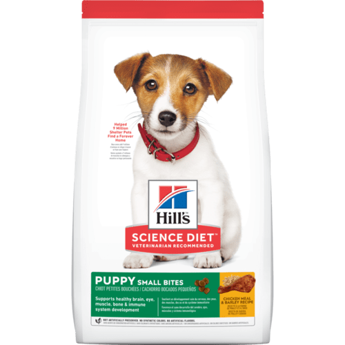 Hill's Science Diet Puppy Small Bites Chicken Meal & Barley Recipe Dry Dog Food