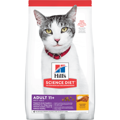 Hill's Science Diet Senior 11+ Chicken Recipe Dry Cat Food