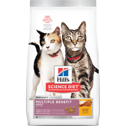 Hill's Science Diet Adult Multiple Benefit Chicken Recipe Dry Cat Food