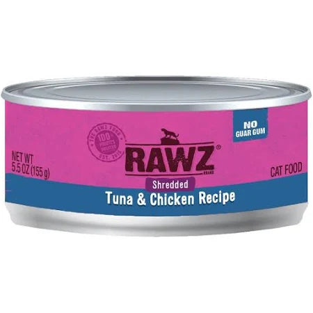 RAWZ Shredded Tuna & Chicken Canned Cat Food