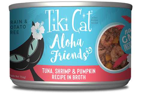 Tiki Cat Aloha Friends Grain Free Tuna with Shrimp and Pumpkin Canned Cat Food