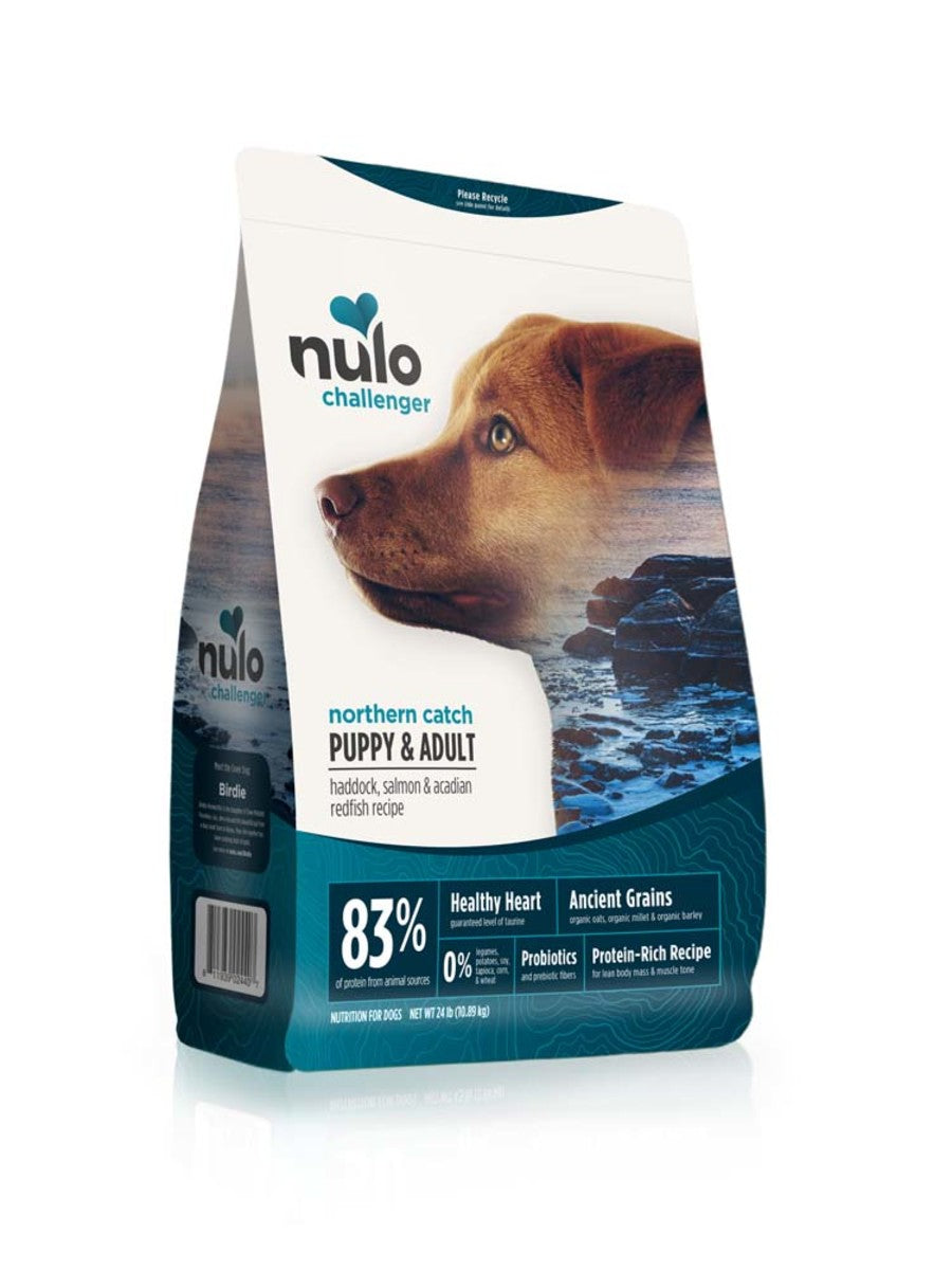 Nulo Challenger High-Meat Adult & Puppy Dry Dog Food Northern Catch Haddock, Salmon & Redfish Dry Dog Food