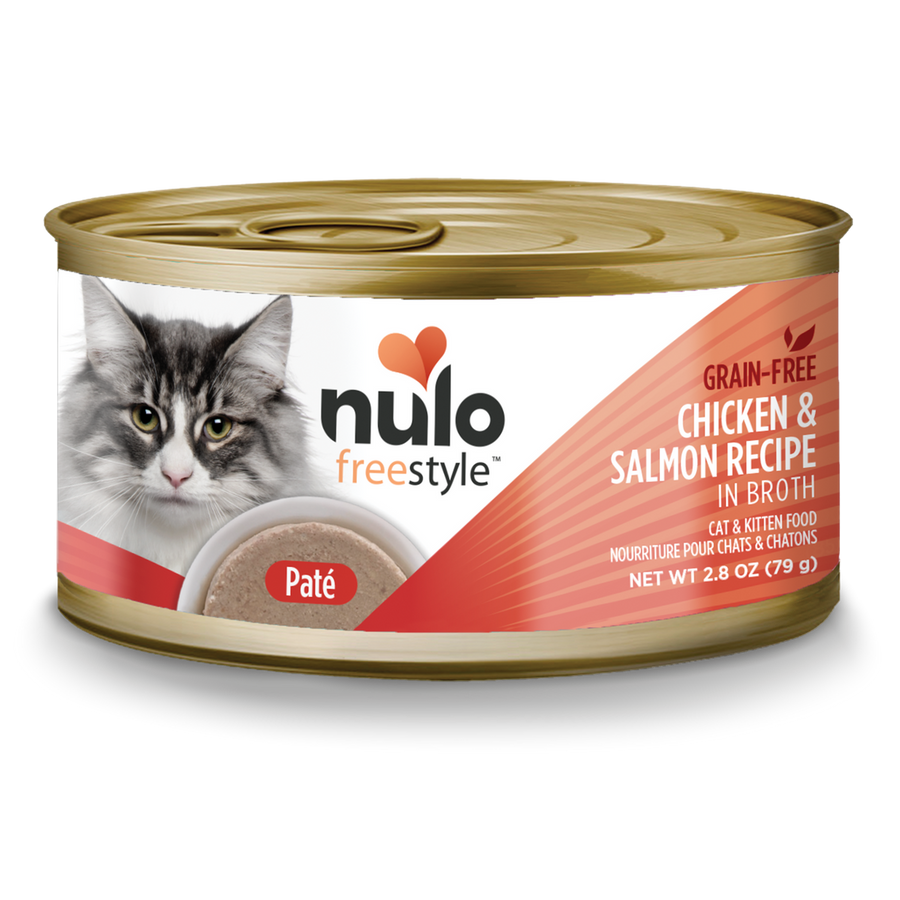 Nulo Freestyle Cat & Kitten Chicken & Salmon Smooth Pate in Broth Canned Cat Food