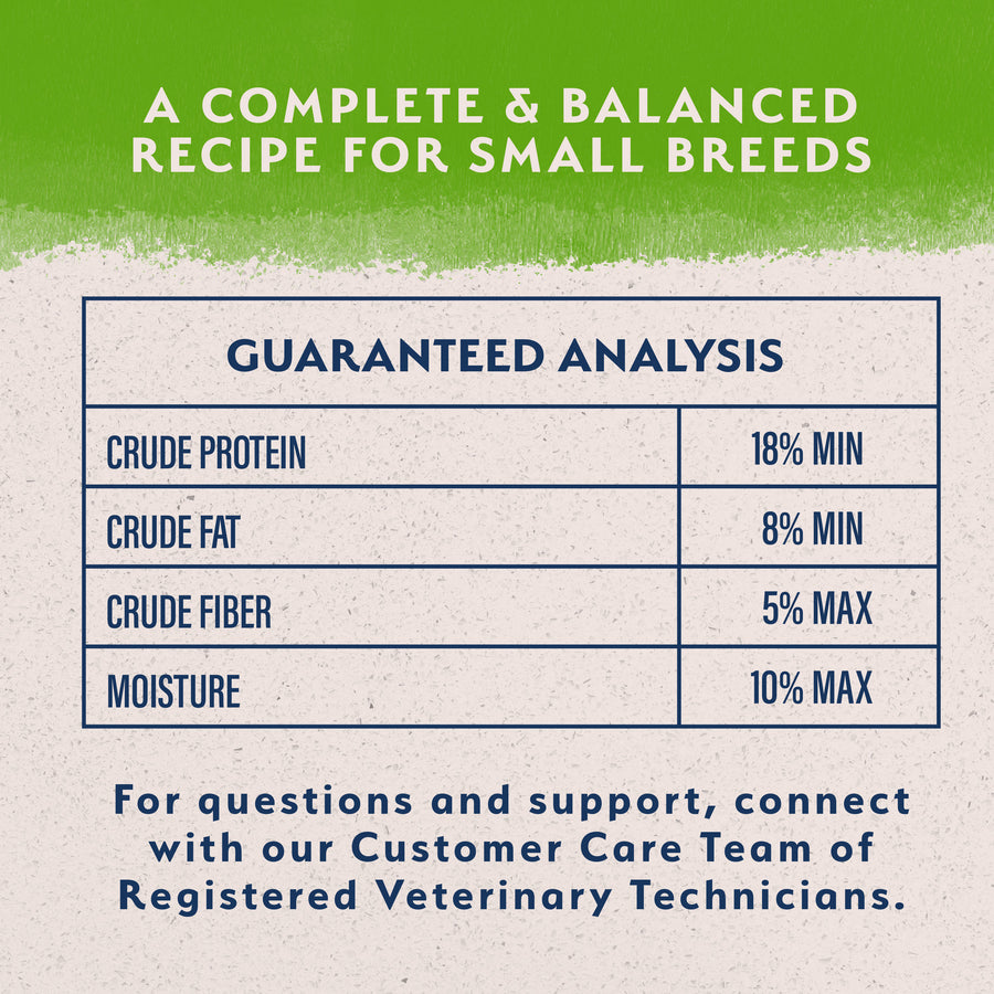 Natural Balance® Limited Ingredient Vegetarian Small Breed Recipe with Vegetable Broth Coating  Dry Dog Food