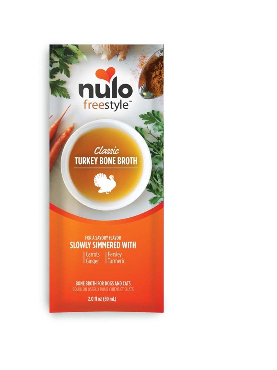 Nulo FreeStyle Grain-Free Classic Turkey Bone Broth Dog & Cat Topper