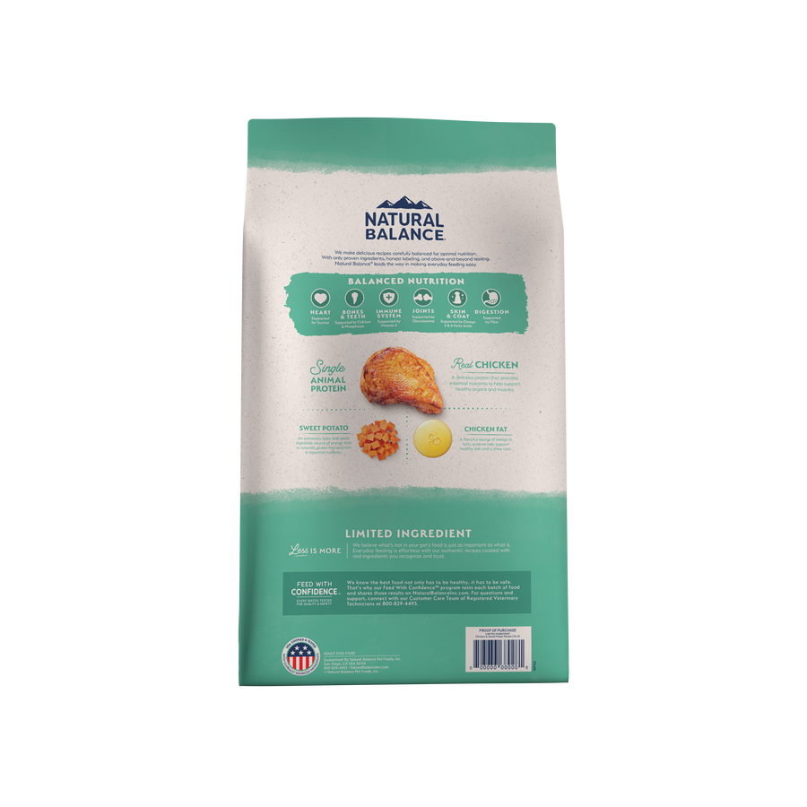 Natural Balance® Limited Ingredient Grain Free Chicken & Sweet Potato Recipe Dry Dog Food