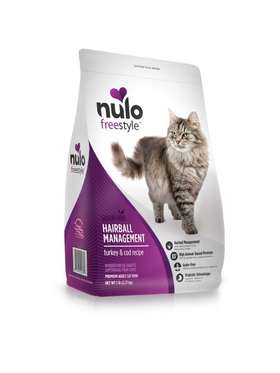 Nulo Freestlye Grain Free Hairball Management Turkey Cod Recipe