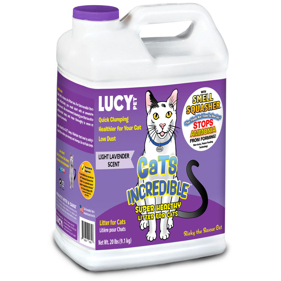 Lucy Pet Cats Incredible Litter Lavender Scented