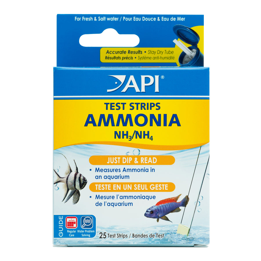 API Ammonia Test Strips Freshwater And Saltwater Aquarium Water Test Strips